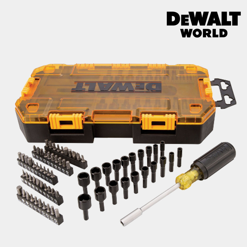 디월트 스크류 드라이버 비트 육각 복스 세트 1/4인치 DWMT73808 (71pcs) 41,900원