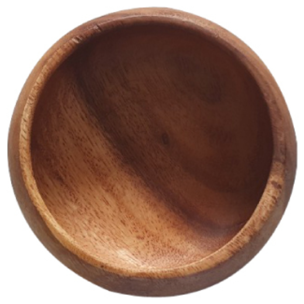 아카시아 원목 나무 플레이팅 그릇 접시 샐러드볼, 아카시아 원목 볼 접시, 1개 1,900원