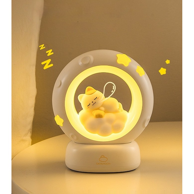 귀여운 구름 고양이 우주 토끼 무드등 수면등 LED 인테리어 조명 취침등, 구름 고양이 19,900원
