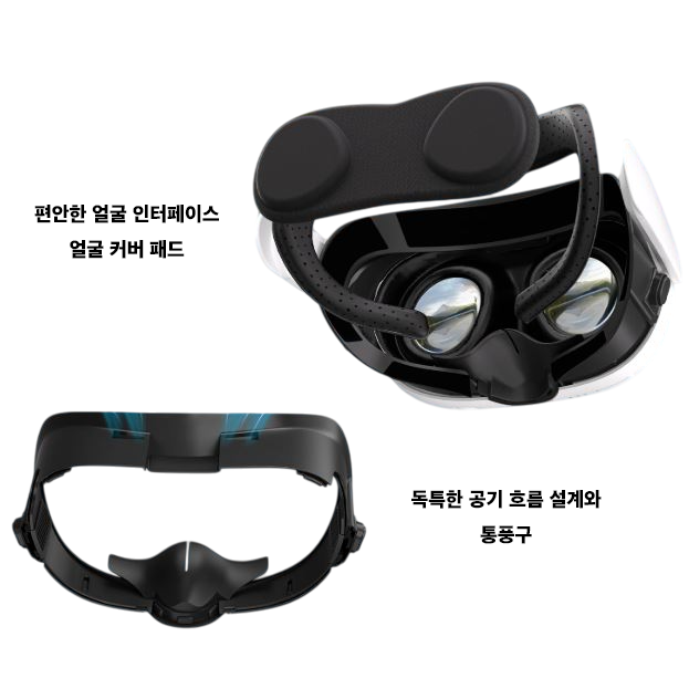 메타 퀘스트 3 안면폼, 코 패드 및 조정 가능한 인터페이스, 1개, 안면 인터페이스 32,000원