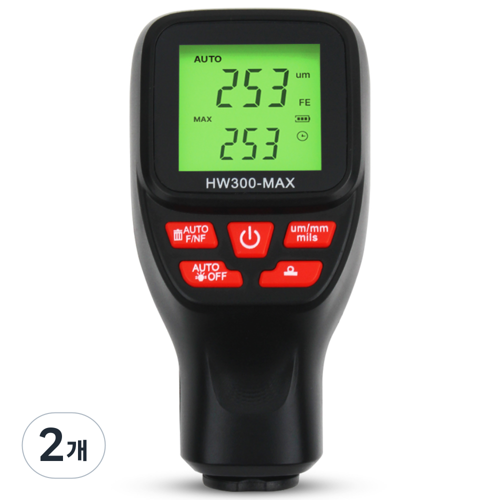 야토 자동차 도막 금속 비금속 자동 두께 측정기 휴대용, 2개 37,450원