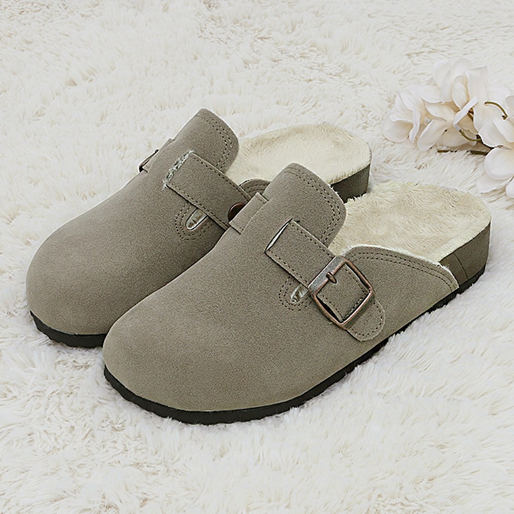 SSOOSS 여성 털슬리퍼 남자 겨울 슬리퍼 여자 사무실 털 실내화 겨울 신발 ETT003 17,800원