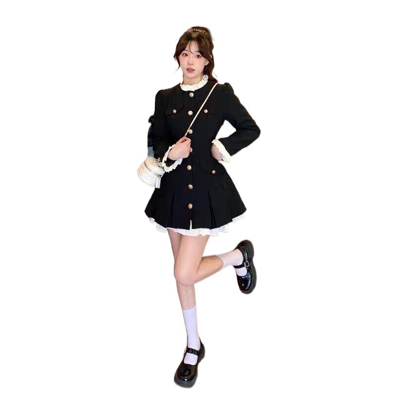 티류으스 여성 트위드 원피스 봄 가을 긴팔 하이넥 슬림핏 미디 길이 소향풍 하객룩 결혼식 Y 061228 27,530원