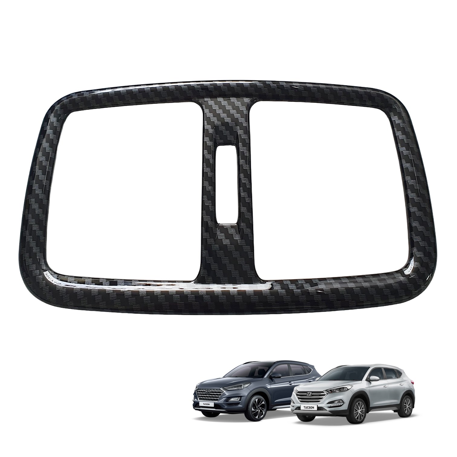 미켈라토 올뉴투싼TL/투싼 페이스리프트 튜닝 카본몰딩 기스방지 커버 실내 외 용품, 3. 카본블랙1pcs, 리어송풍구 11,800원