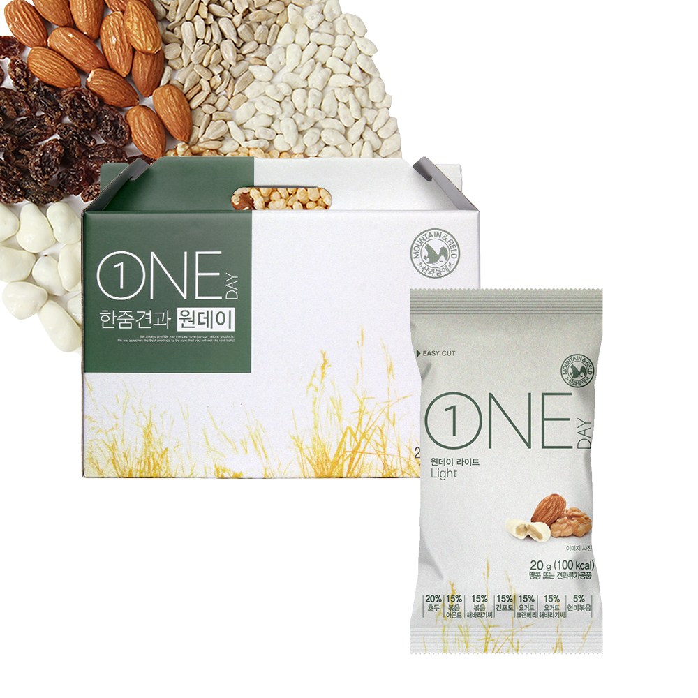 산과들에 원데이라이트 30입 선물세트 x 2개 하루견과류 선물세트 30,780원