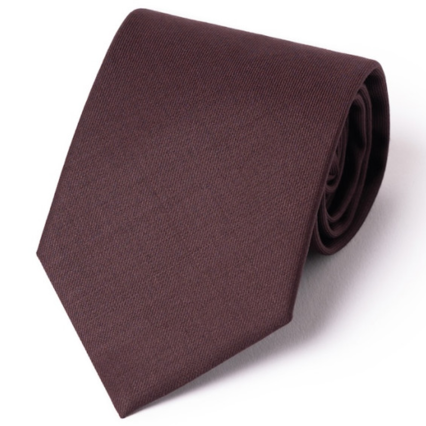 타이팩토리 딥 버건디 솔리드 포시즌 프리미엄 울 넥타이 42,400원