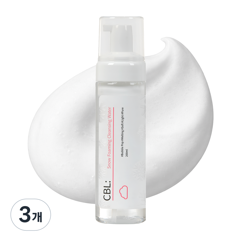 CBL: 스노우 포밍 클렌징 워터  약산성 저자극의 순한 비건 딥클렌저 51,000원