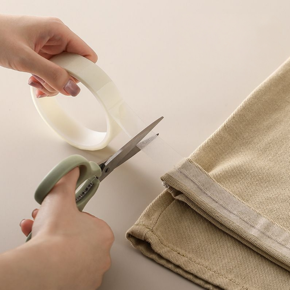 일상채움 다림질 NO!! 간편 부착형 기장 수선 테이프 1cm+2cm, 2개, 투명 12,900원