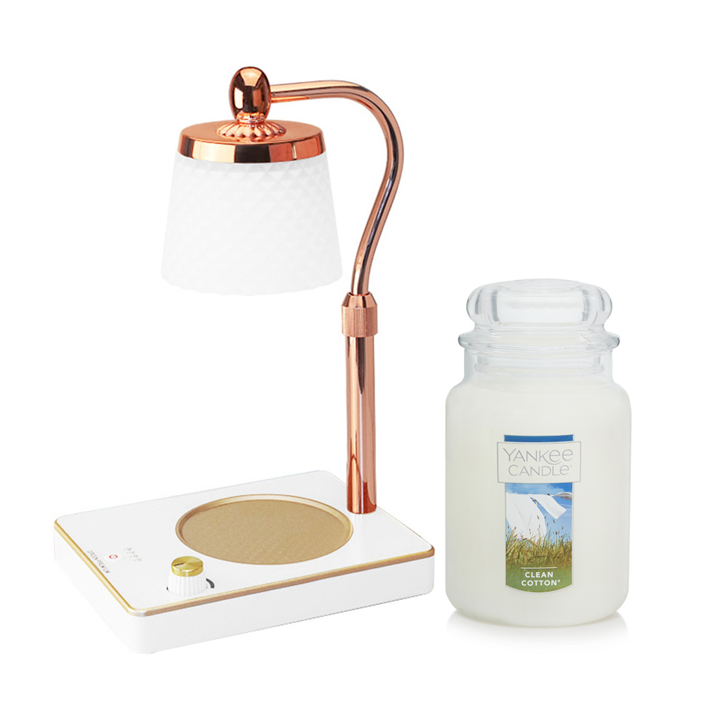 양키캔들 라지자 클린코튼+AGM-301W 빛높이 조절 캔들워머 화이트 58,230원