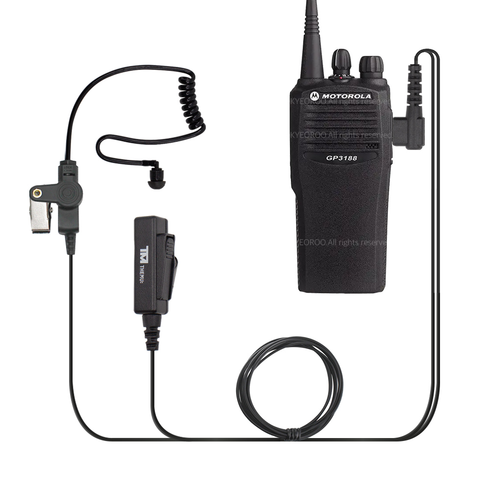 모토로라 GP3188 GP3688 무전기용 더뮤 전문가 롱 경호원 이어마이크 인이어 리시버 MOTOROLA 2핀 32,000원