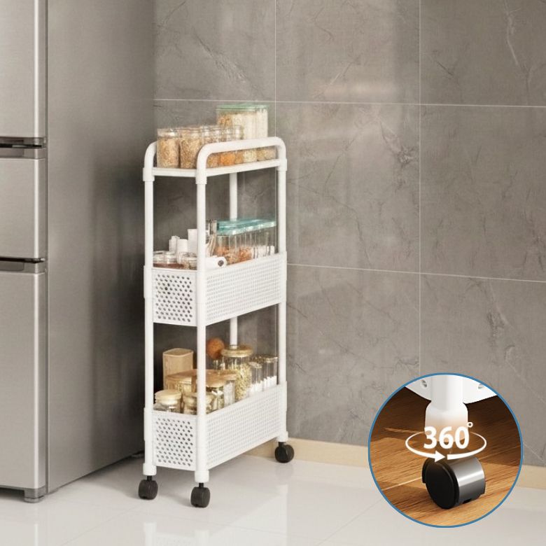 라이프리듬 초슬림 이동식 틈새 수납장 선반 주방 세탁실 트롤리 11,830원