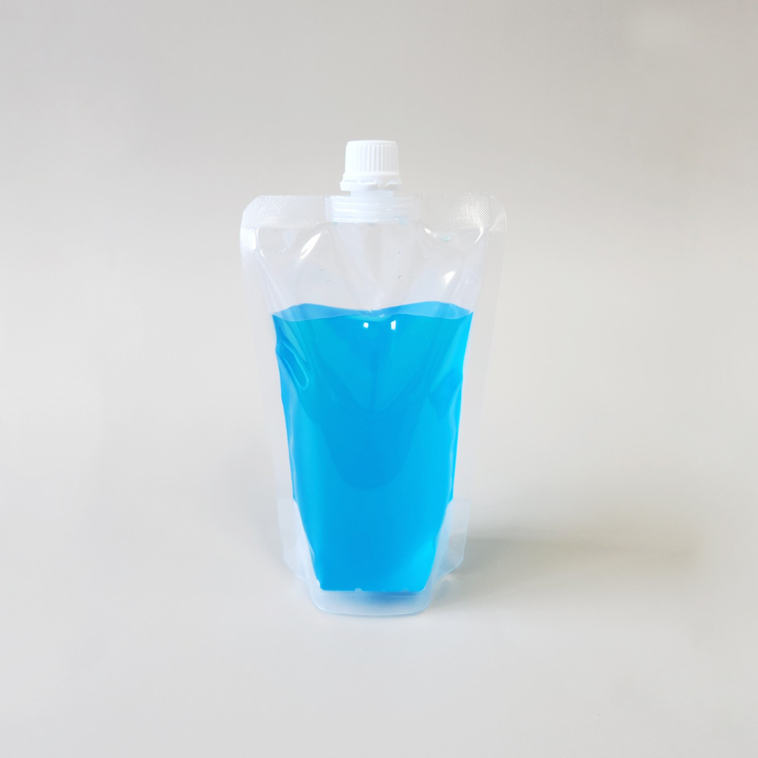 THE100% 스파우트 파우치 투명 음료파우치 쥬스팩 음료팩 380ml 50매, 200개 39,900원