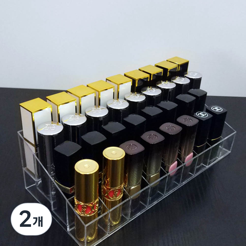 달모아 아크릴 화장대 립스틱 정리 화장품 보관함 36칸 18,440원