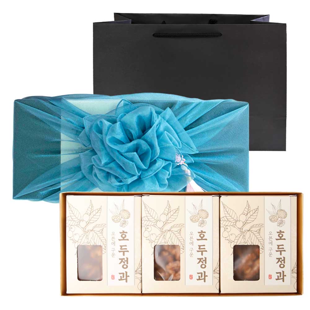 자화만사성 호두정과 보자기 선물세트, 1세트, 300g 35,500원
