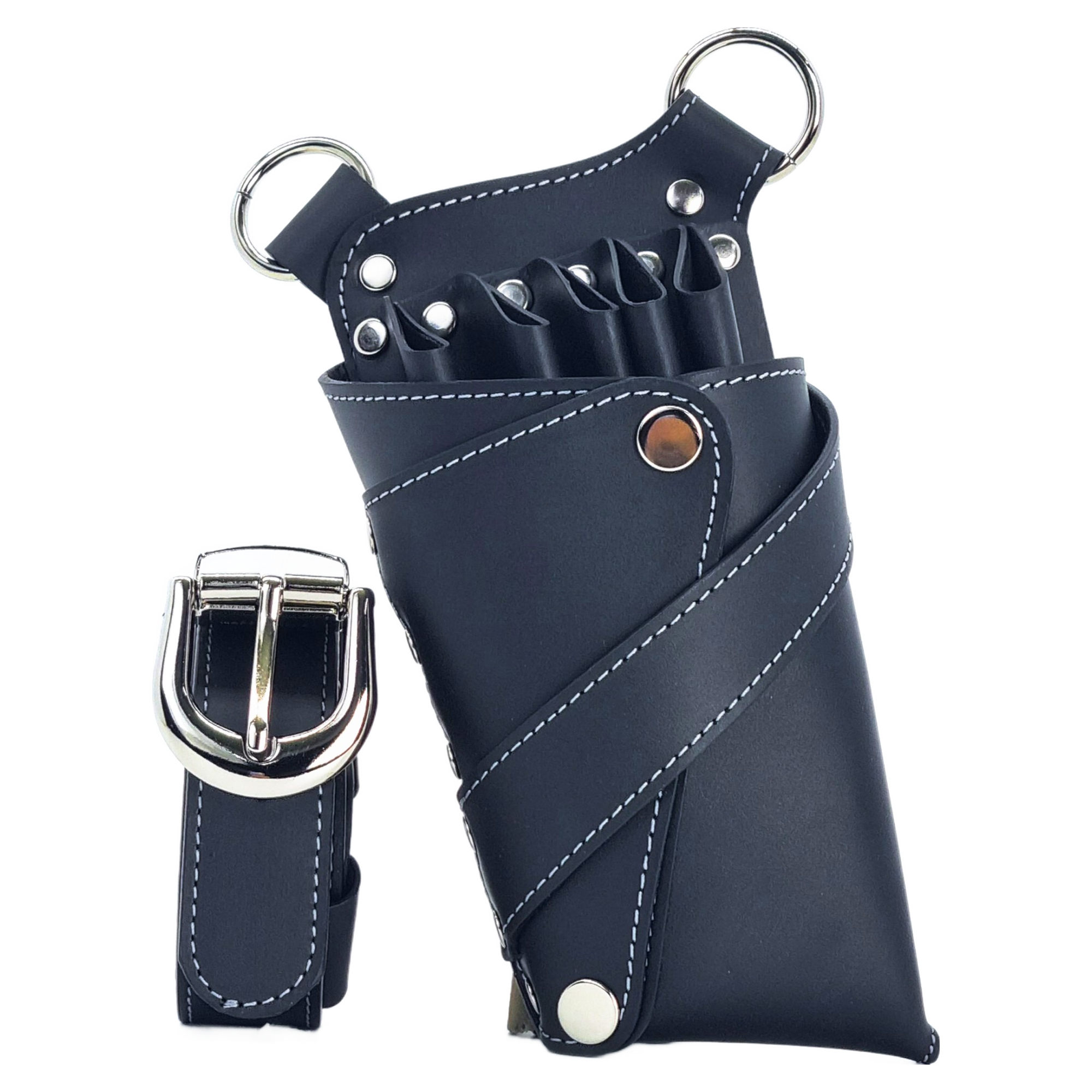 가벼운가방 가위집 미용가위가방 가위파우치 미용가위케이스 가죽케이스 5정용 검정, 1개, 검정 69,000원