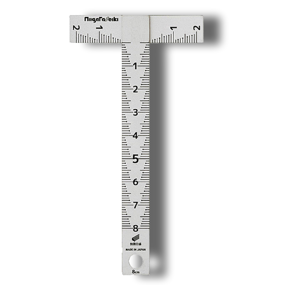 미니 포켓용 T형 직각자 T-08KD T형 스테인리스 19,960원