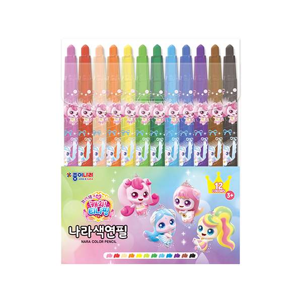 캐치티니핑 나라 색연필 12색 세트, 단품 4,800원