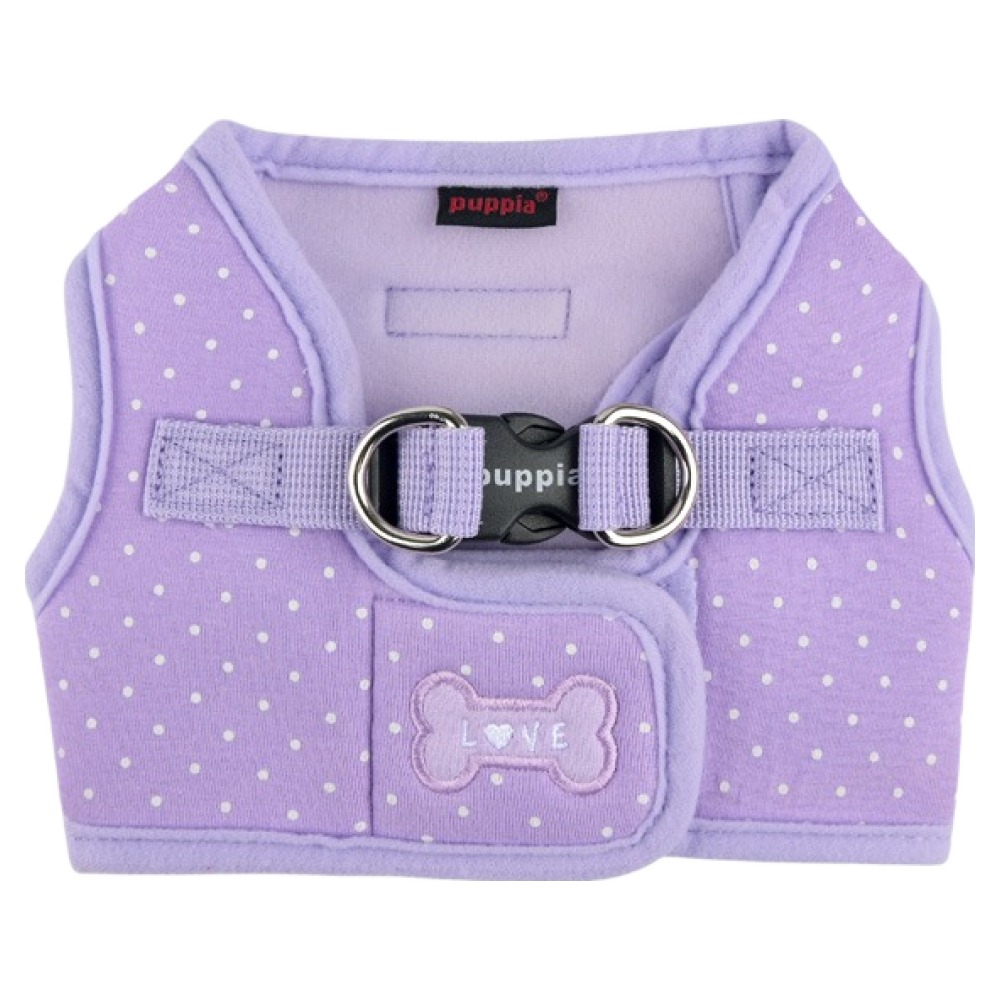 퍼피아 반려동물 입히기 편한 찍찍이 조끼 도트 하네스 AH301, 바이올렛, 1개 15,000원