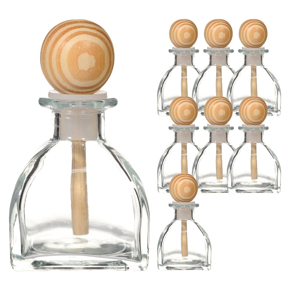 차량용 디퓨저 용기 우드볼 50ml 8개 공병 방향제 베이스, 8개 12,500원