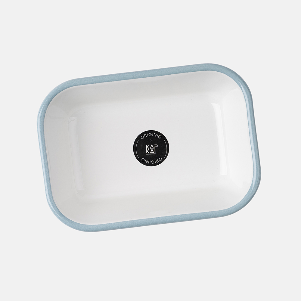 오리지니크 캅카 법랑 사각 접시 파스타 플레이팅 스퀘어 M 소라, 1개, 단품 35,900원