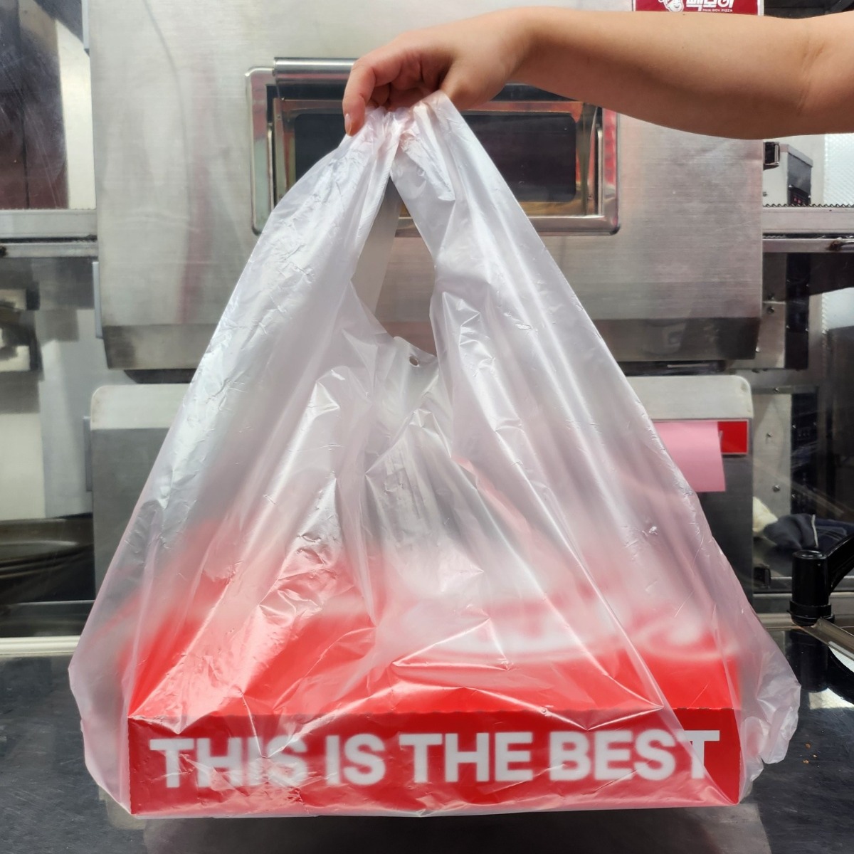 스마트팩 피자박스 비닐봉투 피자 치킨박스 배달봉투 반투명 13인치 70*61cm 대 100매, 5개, 45L 59,000원