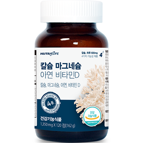 뉴트라라이프 칼슘 마그네슘 아연 비타민D 162g, 120정, 1개 28,700원