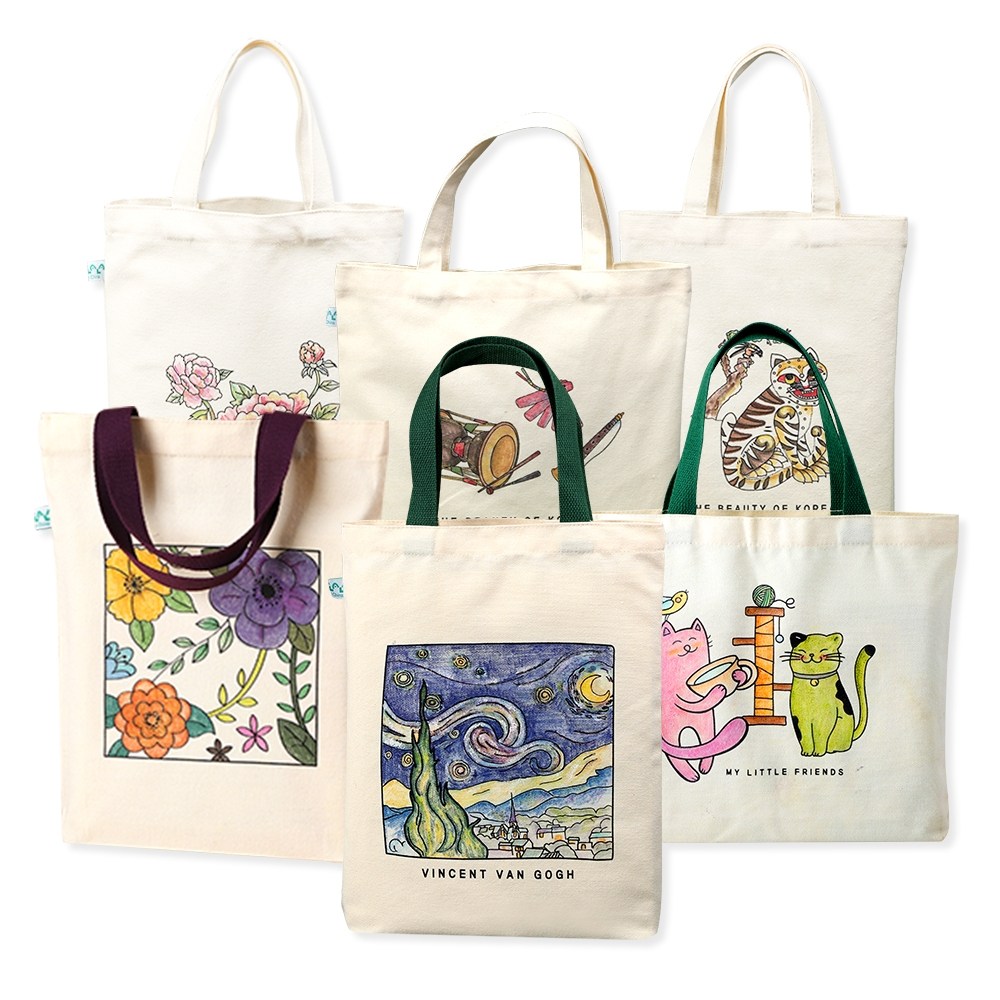 아트랄라 엄마표미술놀이 에코백 꾸미기 20종 신발주머니 패브릭 아트 돌봄교실 4,000원