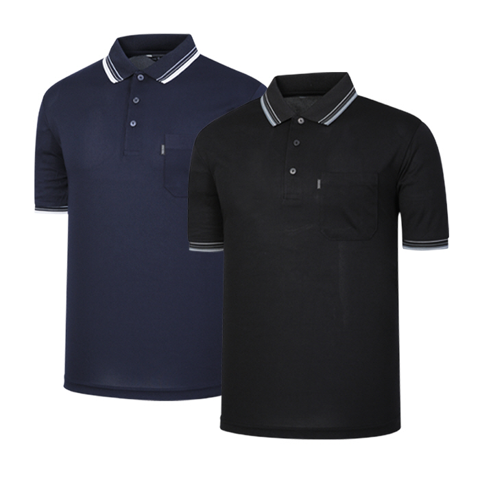 1+1 기능성 쿨 단추 반팔 티셔츠(2장세트) 23,500원