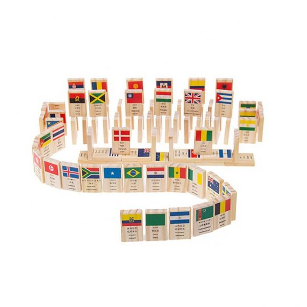 원목교구 세계 국기 도미노 100pcs 어린이선물 가베놀이 31,100원