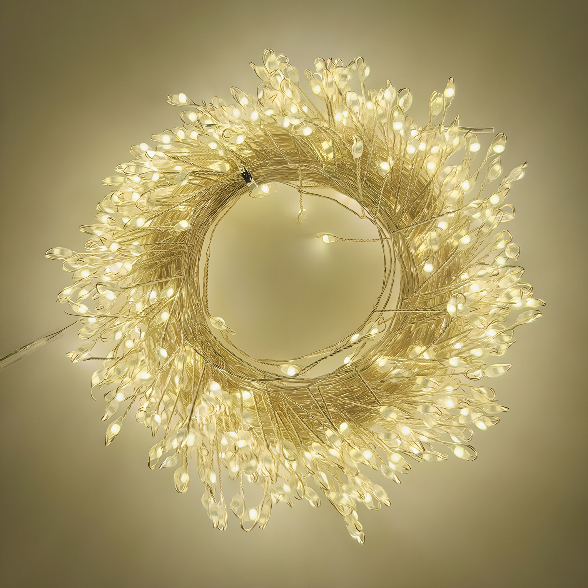 지아이비 DC24V LED 폭죽 와이어 전구 500구, 웜화이트, 17m, 1개 29,800원