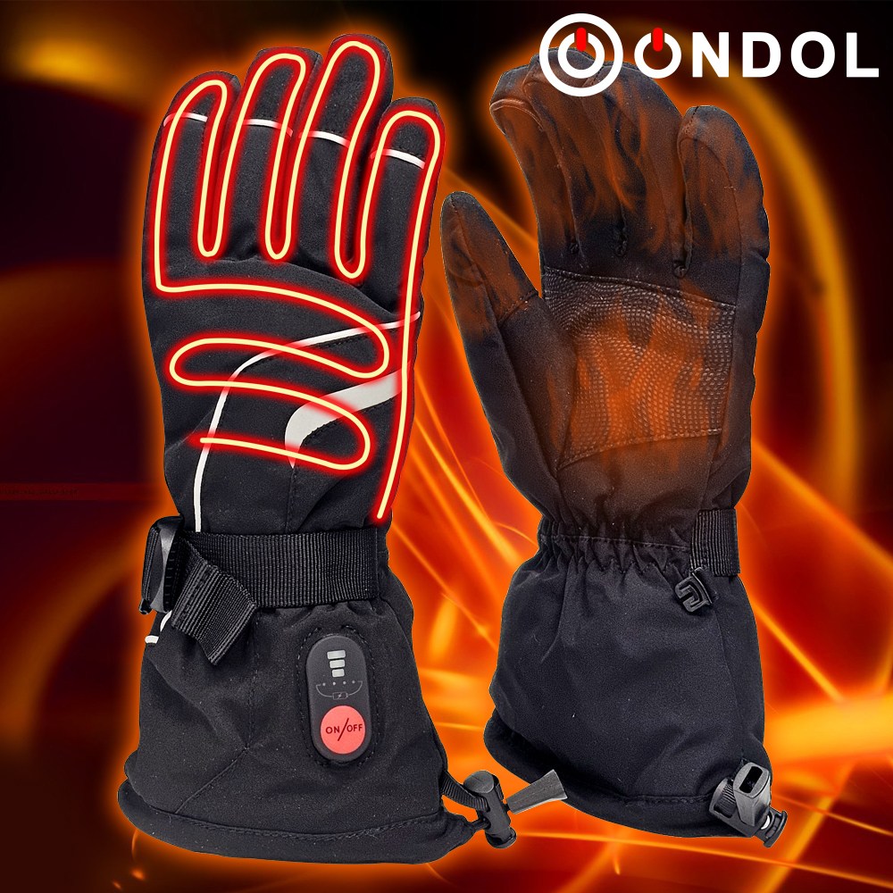 온돌히트 멀티 충전식 열선 발열 장갑 스키 보드 등산 자전거 캠핑 낚시 139,000원