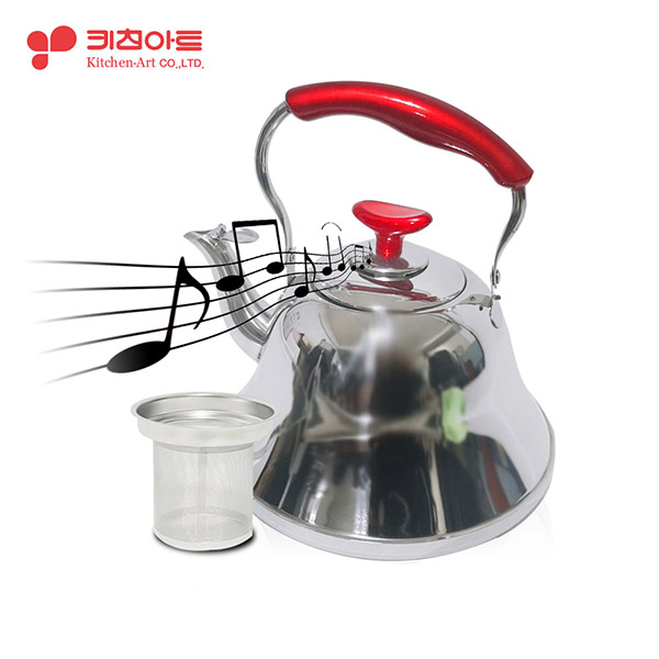 키친아트 레드스텔라 휘슬 차망 주전자 2L,4L, 4L 26,530원