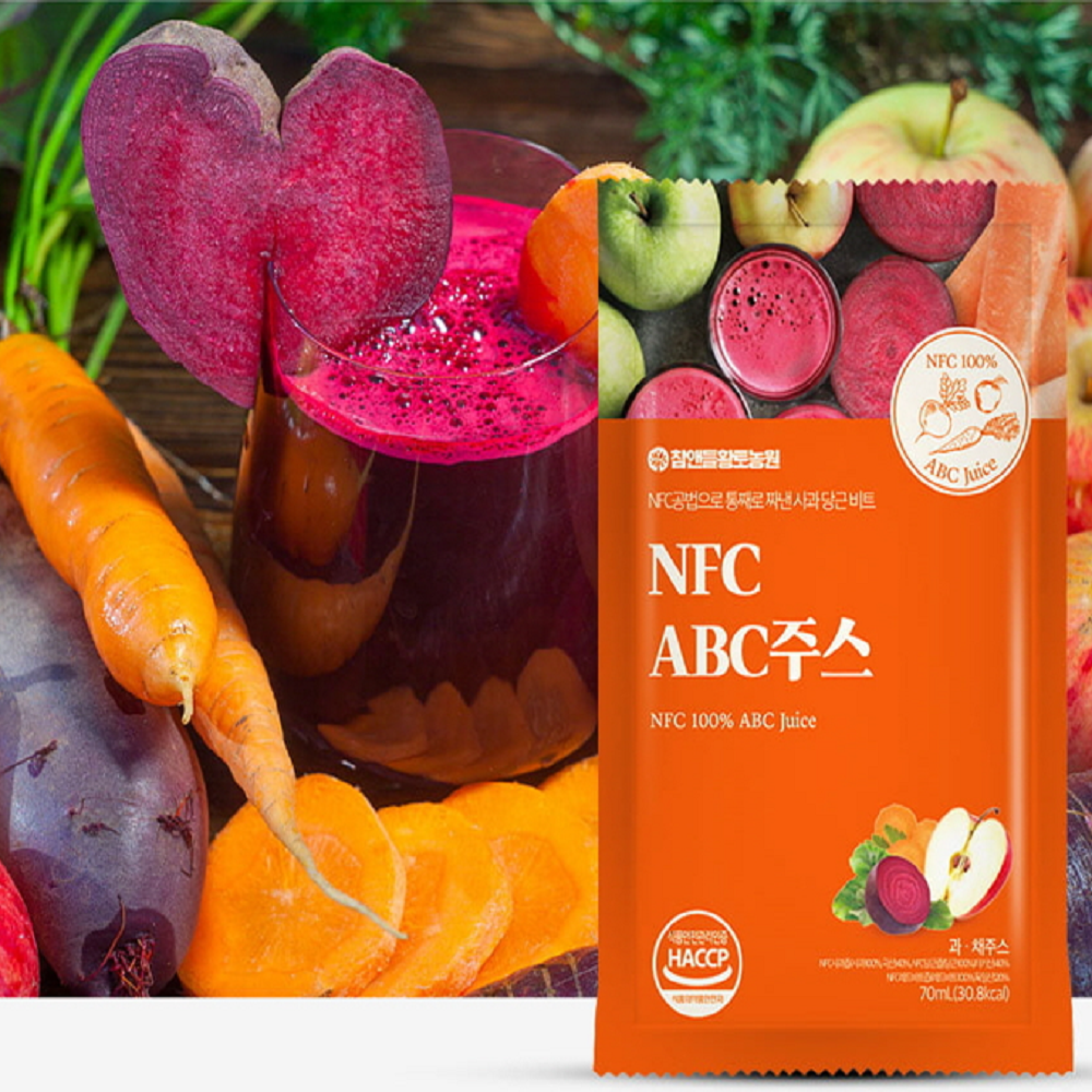 무첨가 HACCP 국내산 NFC 저온착즙 ABC주스 다이어트 클렌징주스 70mlX30포 27,700원