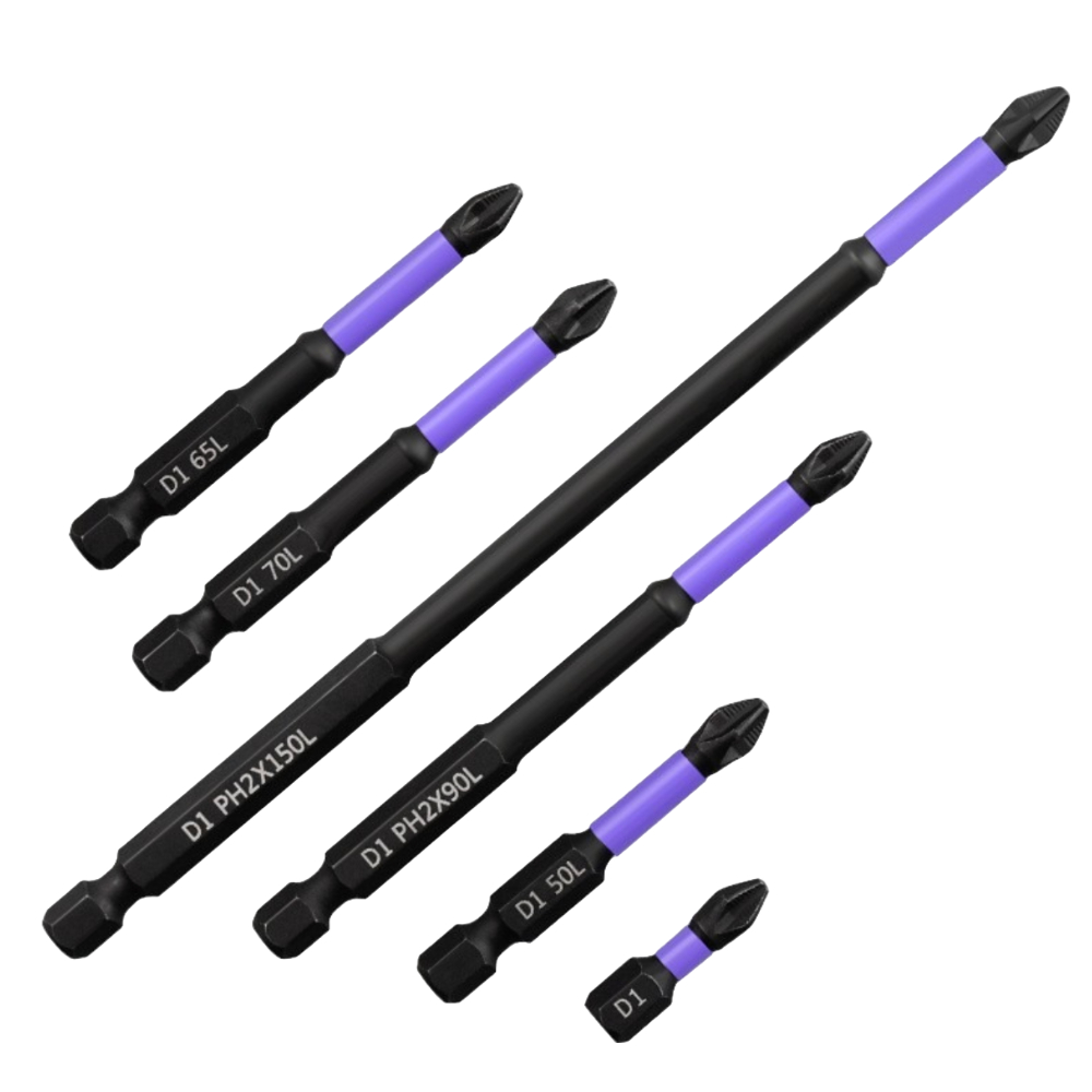 헬스와미 다용도 작업 공구 퍼플 드릴 육각 6종 세트 전동 비트 17,900원