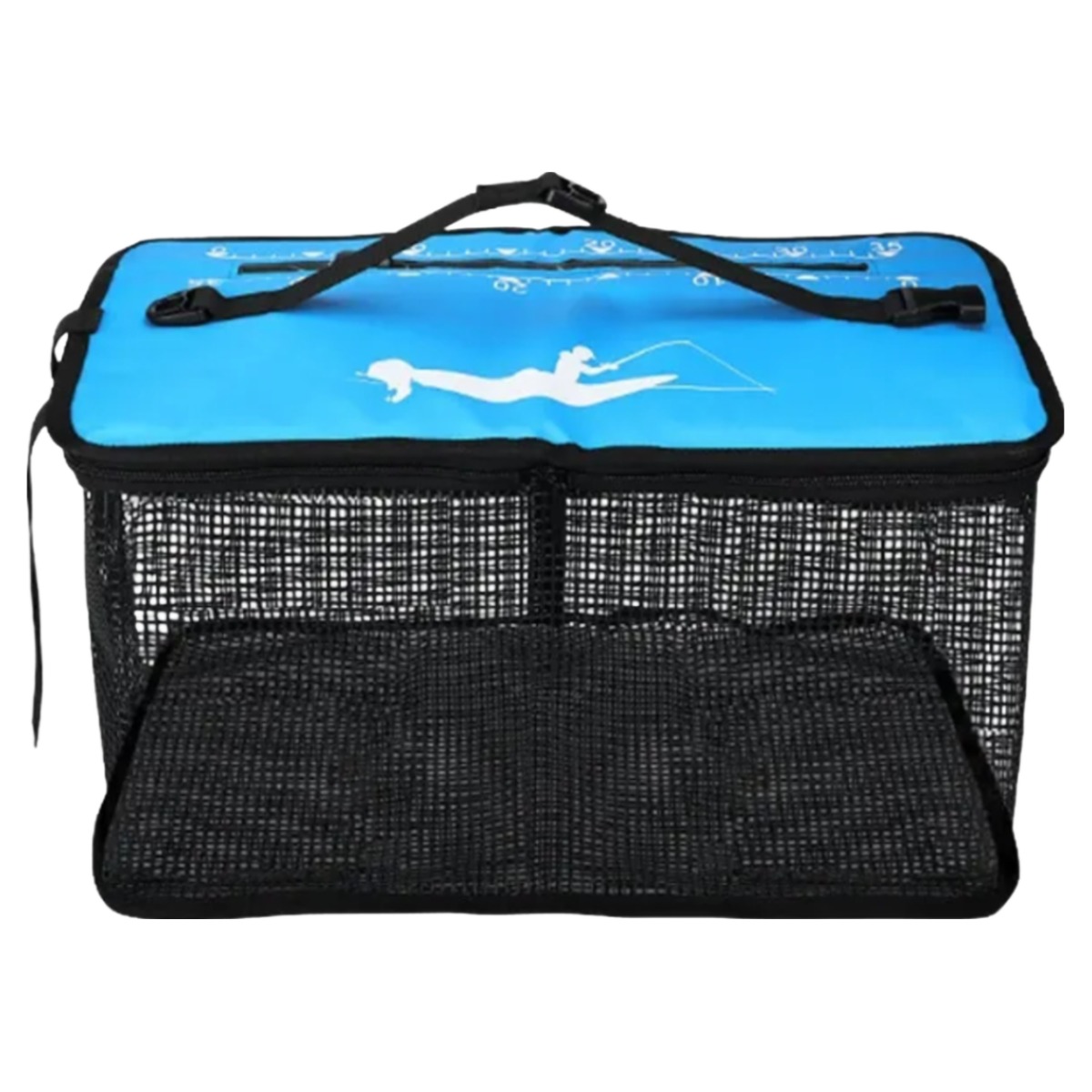 아라프로 대용량 접이식 부력 플로팅 어망 낚시 살림망 낚시용품 보관망, 블루 29,800원