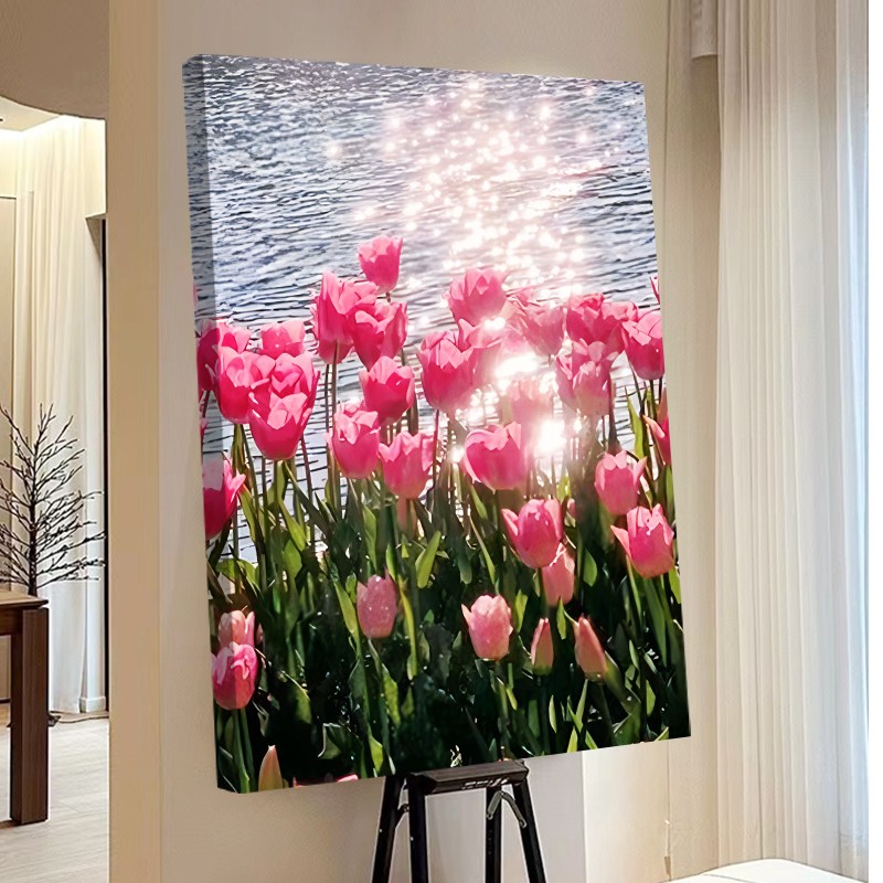 votgl 보석십자수 캔버스형 DIY 액자형 풍경 인물 꽃식물50x40cm 19,900원