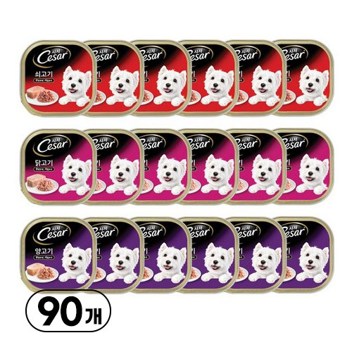 시저 1세 이상 베스트 강아지 주식캔 100g 3종 x 6p 175,750원