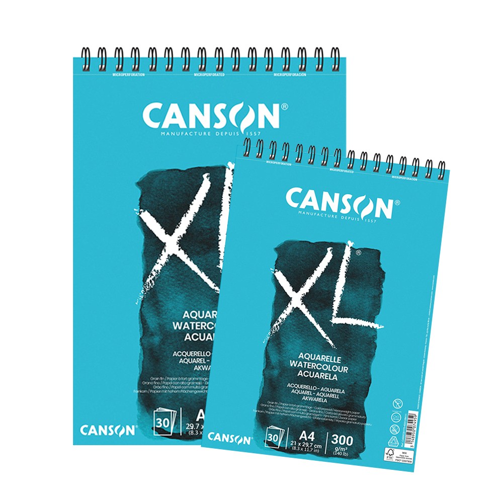 캔숀 XL 수채 스프링스케치북 300g A5 20매 드로잉 워터북 미술 채색 8,000원