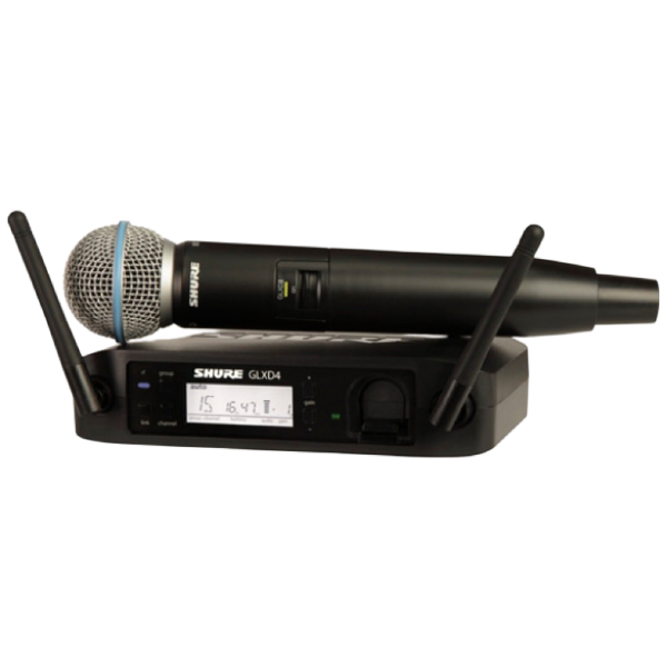 GLXD24R BETA58 SHURE 무선마이크 1ch 슈어 핸드1개 1,443,000원