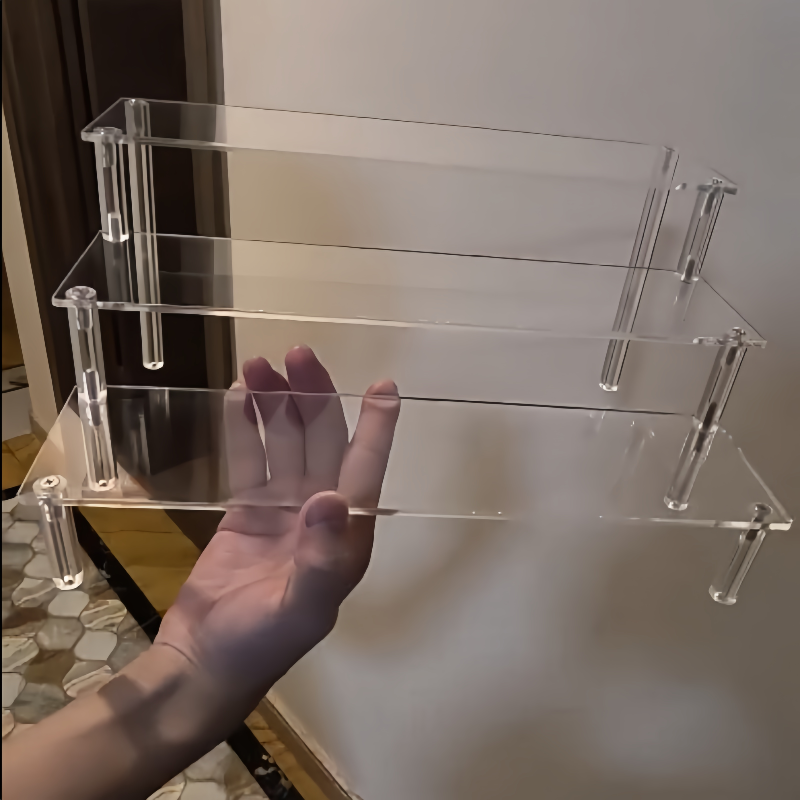 APOIO 화장품 피규어 아크릴 계단형 진열대 3단 30cm 11,780원