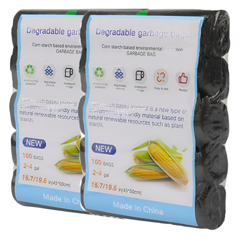 리온하임 옥수수전분 롤타입 비닐 봉투 45 x 50cm, 블랙, 2개 12,700원