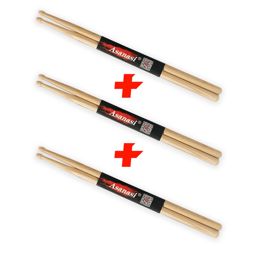 에이치컴퍼니 ASANASI 정품 드럼스틱 5A 3세트 11,400원