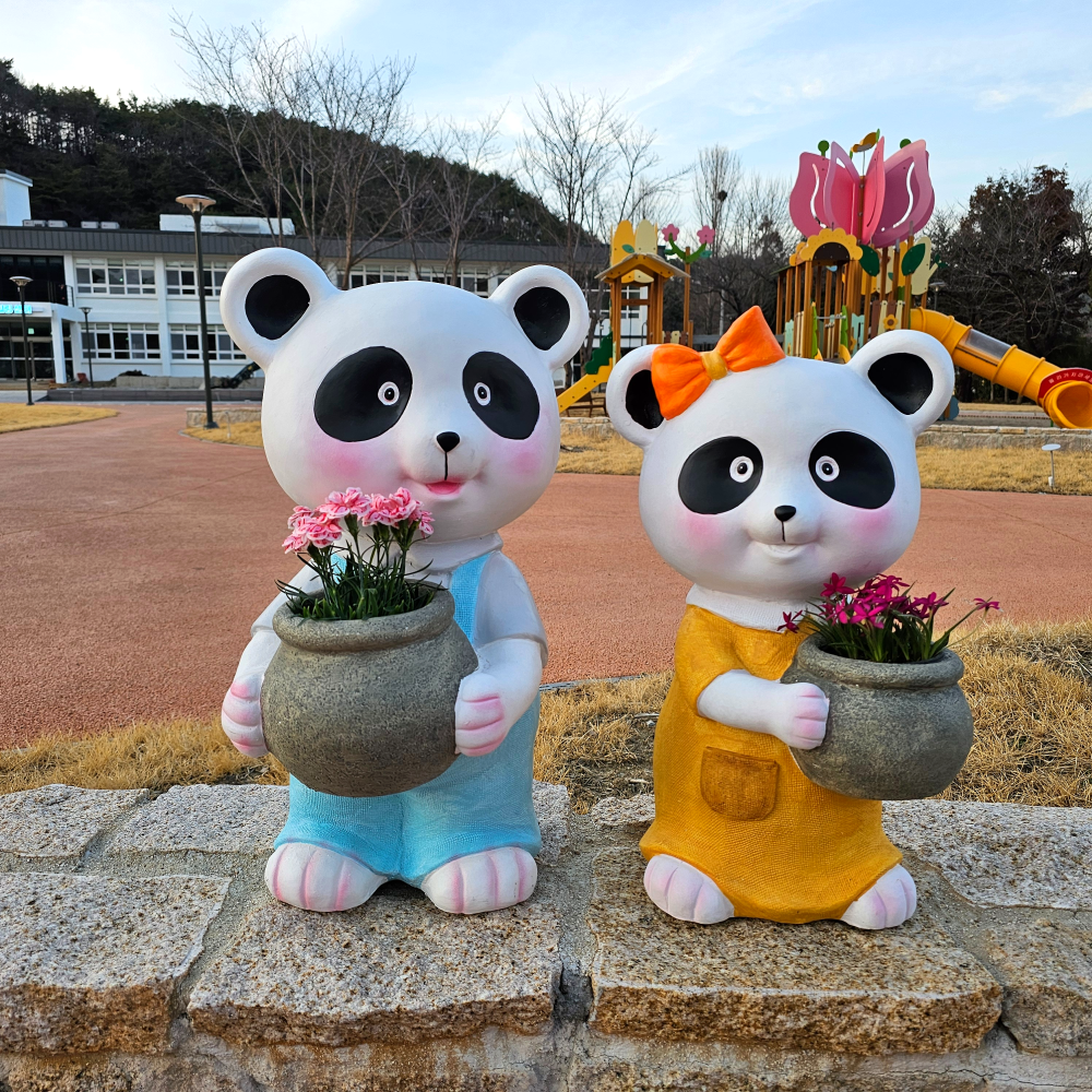 정원 꾸미기 인테리어 소품 팬더, [파란색] 오빠 팬더 68,800원