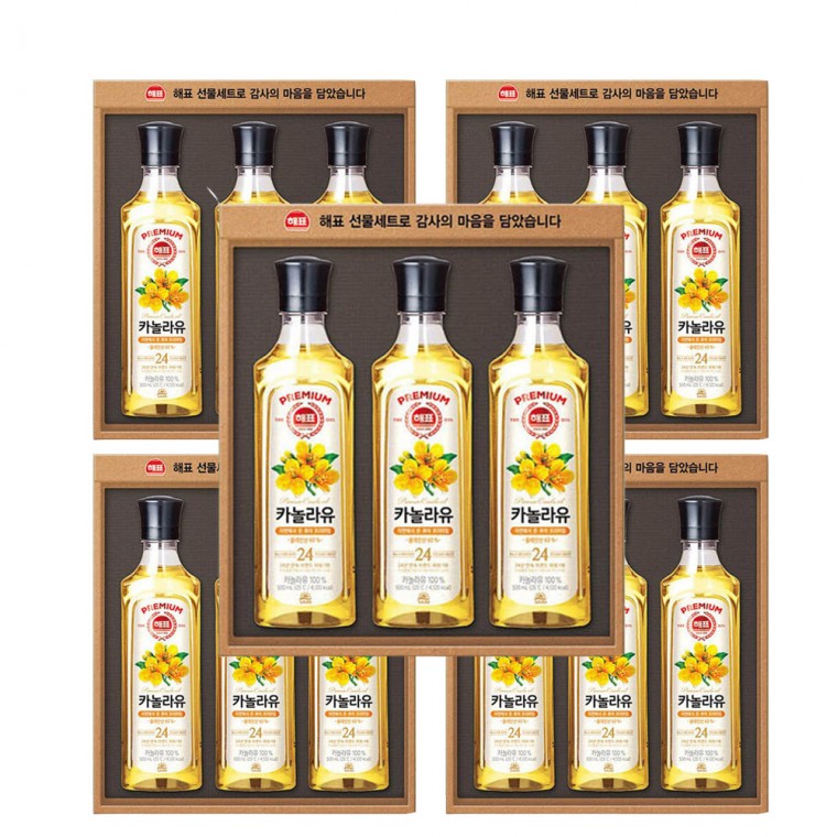 2026년 설명절 사조해표 고급유 3호 한박스 5입 기름 카놀라유 명절 설 77,300원