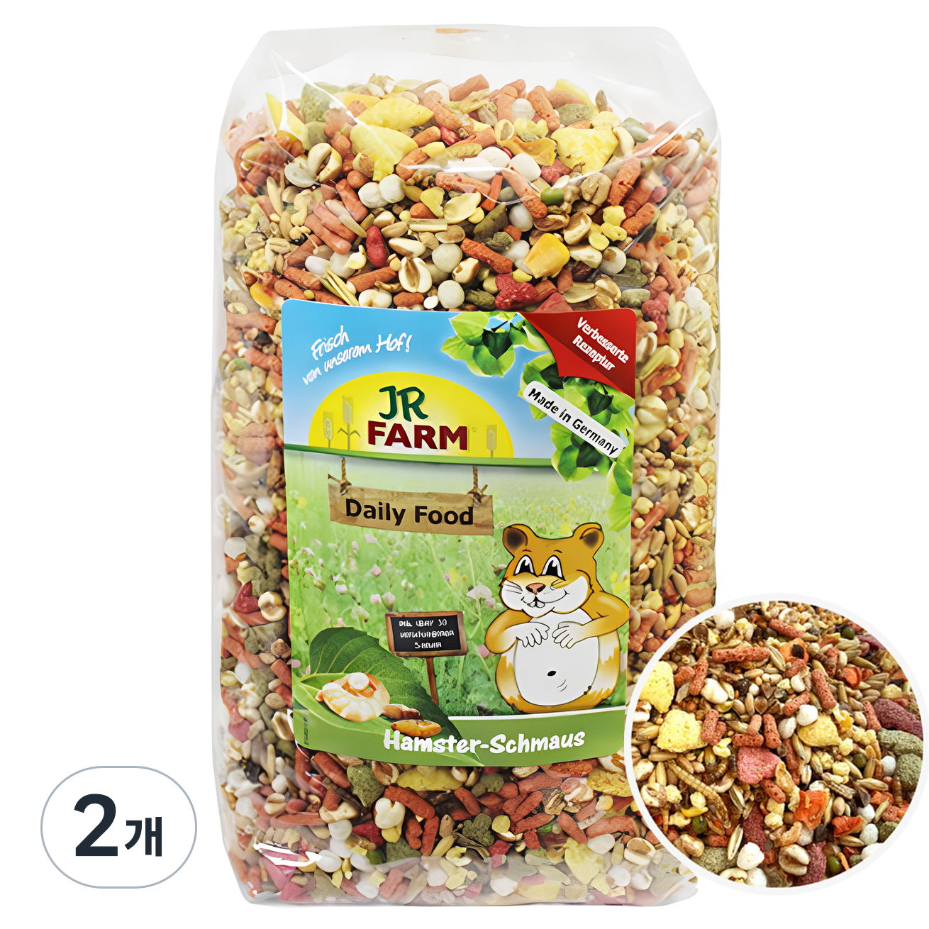 제이알팜 햄스터 피스트 사료, 1kg, 2개 20,500원