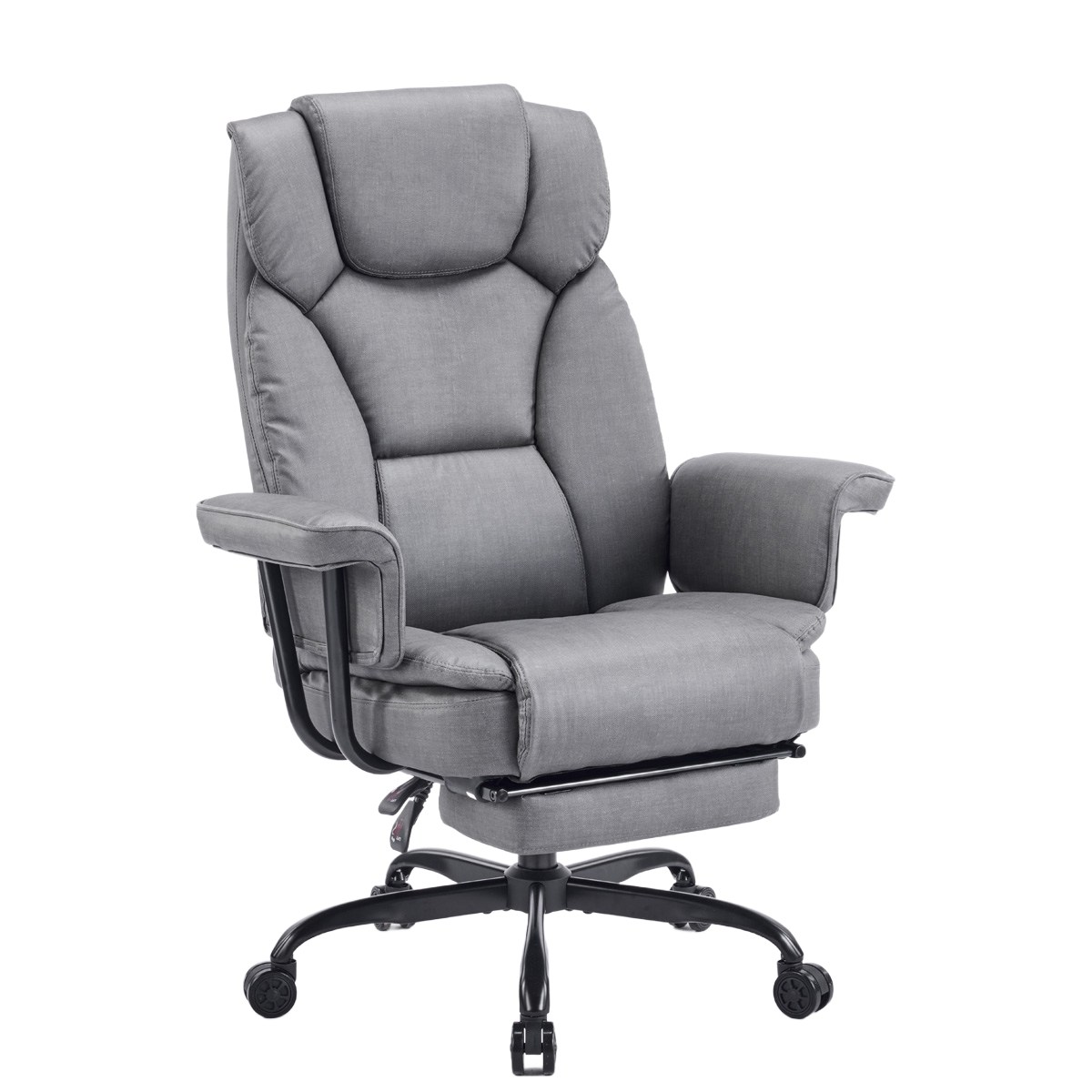 닷체어 벨라르 침대형 발받침 인체공학적 리클라이너 홈오피스 체어 컴퓨터 학생 사무용 의자 넓은 팔걸이 가성비 게이밍 체어, 애쉬그레이 99,000원