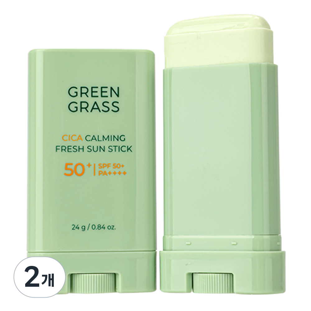 그린그라스 시카 카밍 프레쉬 선스틱 SPF+50+ PA++++, 2개, 24g 22,000원