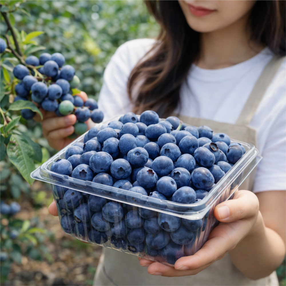 [비비마켓] 국내산 블루베리 생과 대과 고당도 100g 소포장, 대용량 14mm, 4세트 36,900원