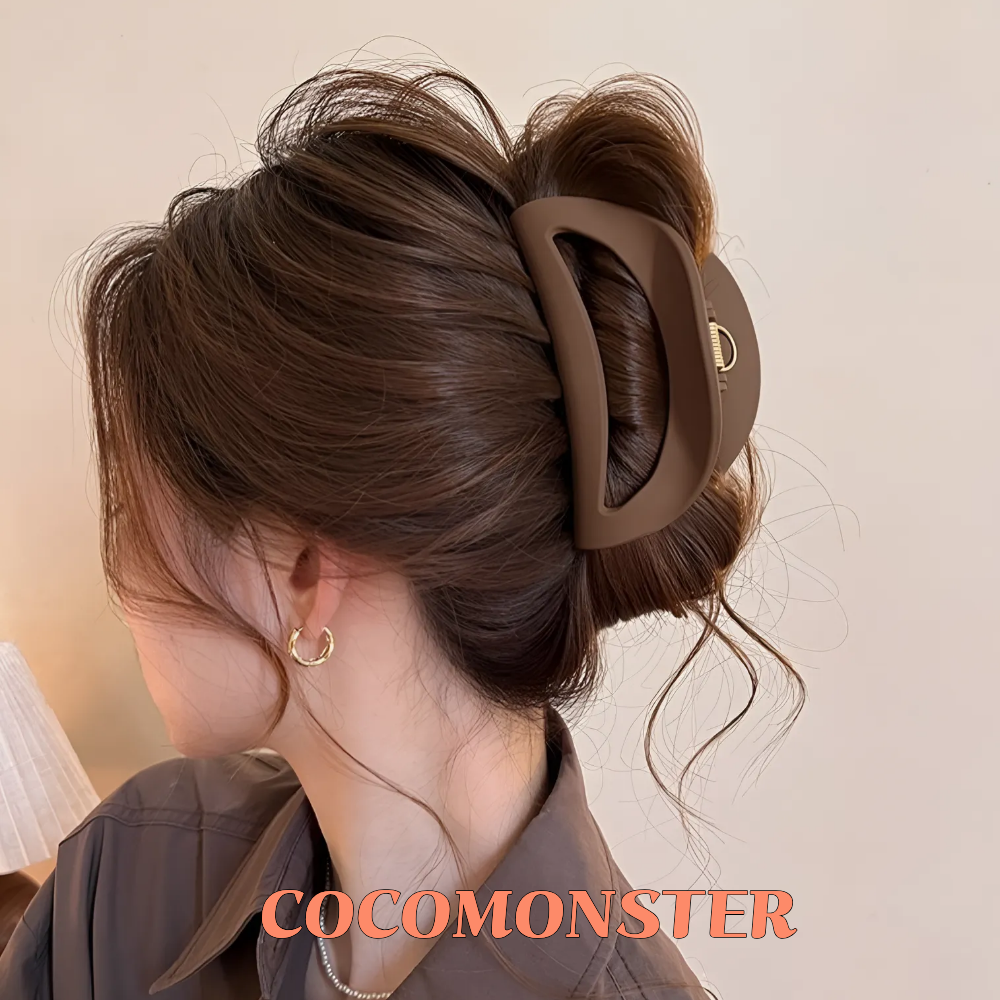 COCOMONSTER 프리미엄 실리콘 올림머리 헤어 집게핀 반묶음 집게핀 11cm 22,900원