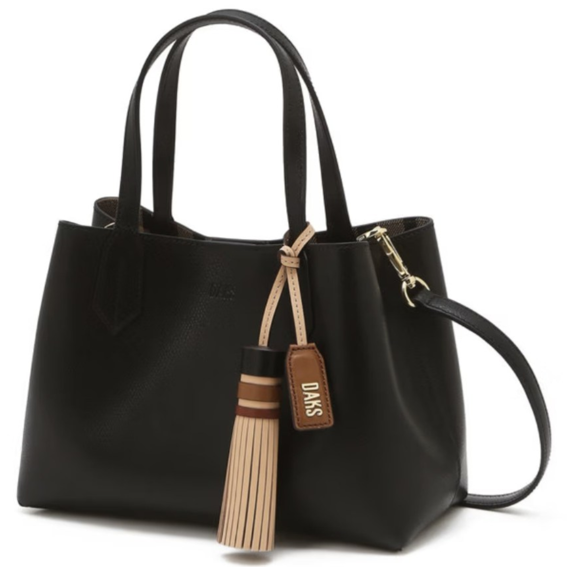 닥스  >>선물추천 블랙 핸드백 가방 소가죽 테슬장식 토트백 (WCBA5E366BK) 265,000원